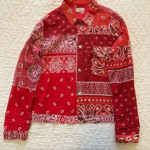 Bandana Patchwork button down